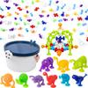 118 Squigs Suction Cup Building Blocks for Kids, DIY Bath Toys, Birthday Gifts for Boys and Girls