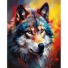 Diy Painting By Numbers Wolf Picture Paint Diy Gift Coloring With Numbers For Home Decors Handpainted