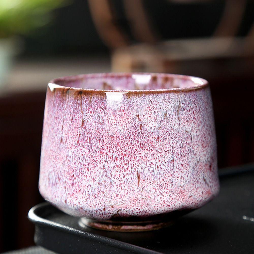 Retro Teacup Kiln Transformation Ceramic Coffee Cup Household Water Bowl Crude Pottery Creative Office Drinkware 200ML