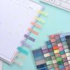 Self Adhesive Morandi Sticky Notes Multi Color Annotation Tabs Label Stickers  Stationary