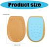 Super Soft Latex Microfiber Leather Heel Grips For Shoes Antislip Design Breathable Cushioning Comfort Insoles Pads