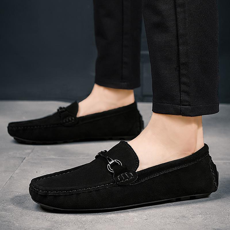 Модные мужские офисные туфли ручной работы, легкие повседневные кожаные туфли, мужские новые стильные туфли для вождения 2024 года, роскошные брендовые простые мужские мокасины