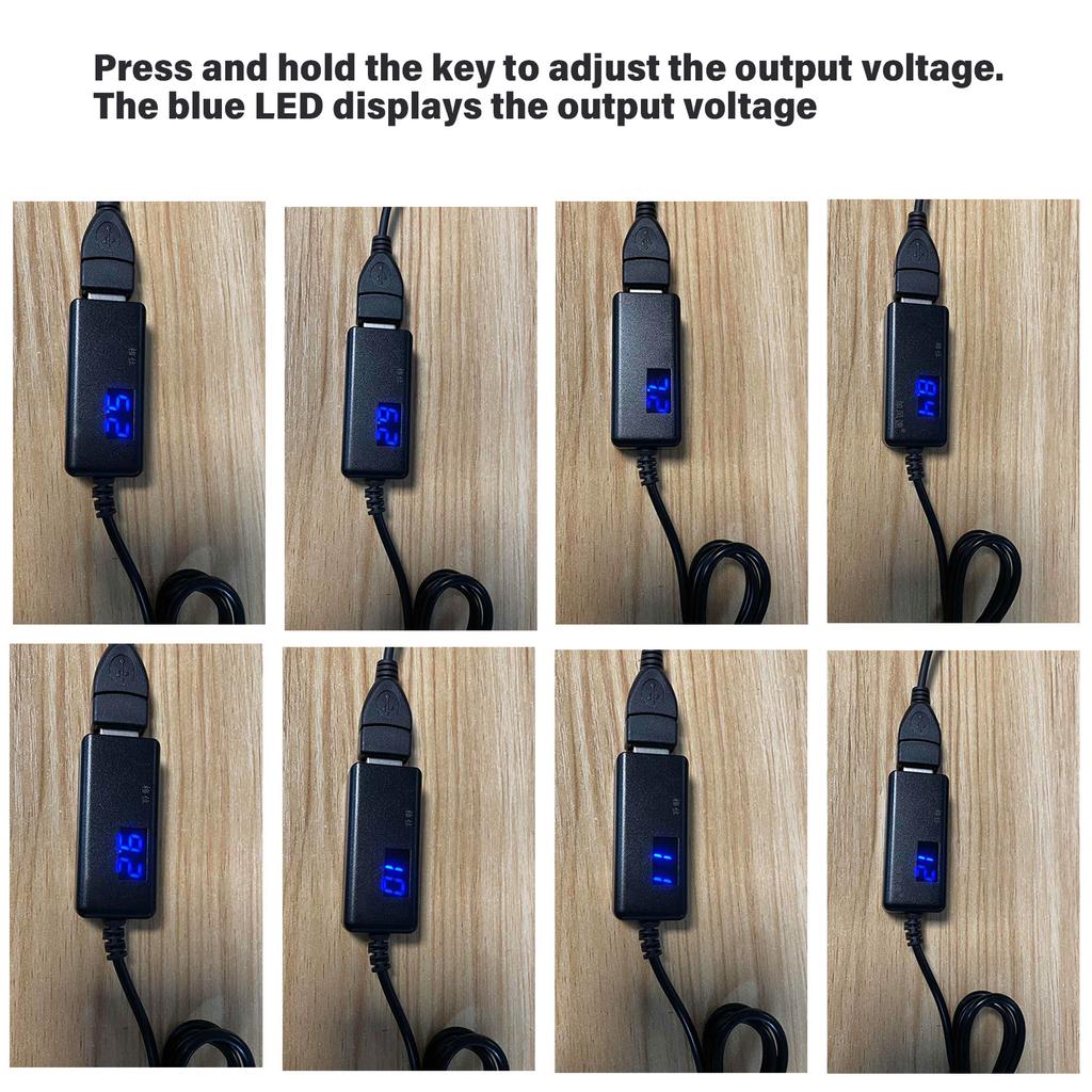 USB-DC 12V повышающий преобразователь кабель с 5.5X2.1mm для источника питания DC5V в DC12V USB повышающий преобразователь напряжения