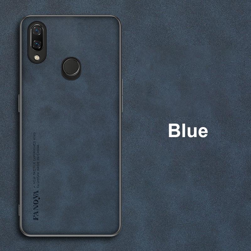 Чехол для Redmi Note 7 Роскошный чехол для телефона из ПУ кожи для Xiaomi Redmi Note 7 Pro Note7 Задняя крышка Матовый силикон Полная защита