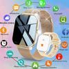 Смарт-часы для телефона Android 1,44-дюймовый HD-экран Bluetooth-звонок Мониторинг кислорода/давления в крови Умные часы Женские Мужские Подарок