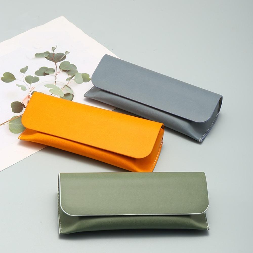 Anti-compression Sunglasses Protective Box PU Leather Glasses Box Portable Glasses Case Women