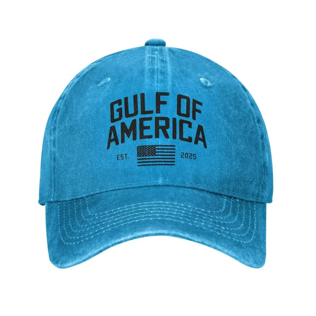 of America with American Flag Est Sun Baseball Cap Street Style Unisex Washed Trucker Hat Outdoor Gym Baseball Caps