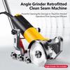 Прозрачный кронштейн для машины для заделки швов Угловая шлифовальная машина Модернизированный набор инструментов Плитка Напольная плитка Очистка щелей с прорезями