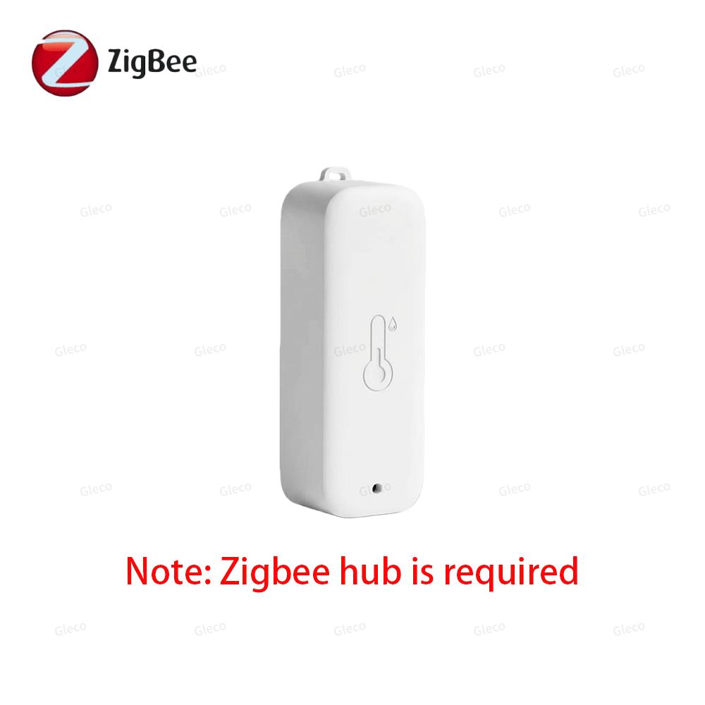 Zigbee Waterproof Temperature Humidity Sensor With Optional LCD Screen Smart Home Thermometer Hygrometer For Smart Life Tuya Z2M