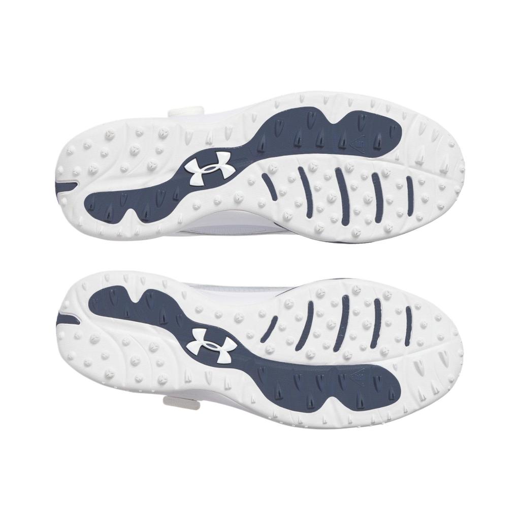 Under Armour Drive Pro Удобные Модные Универсальные Низкие Гольф-Кроссовки Мужские Белые 6007022-100