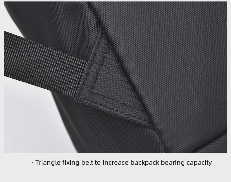 Men's Large Capacity Fashion Backpack - Casual Computer and Shoulder Bag with Front Cross Design