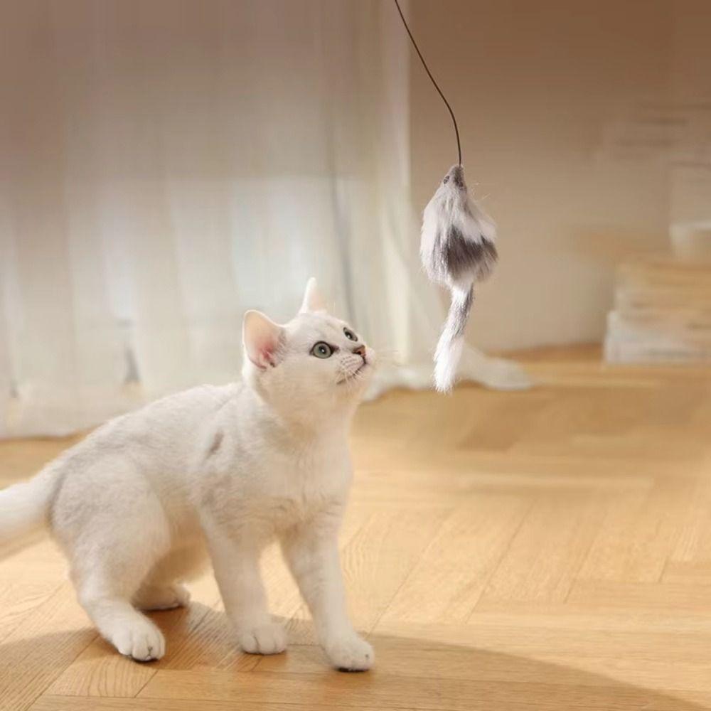 АБС Автоматический Электрический Кот Интерактивный Имитация Хвоста Автоматический Катящийся Шар Движущийся Многофункциональный Кот Игрушки-Мячи
