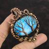 Tree Of Life Labradorite Pendant Copper Wire Wrapped Pendant Antique Copper Jewelry Natural Gemstone Pendant Handmade Jewelry Gifts For Her