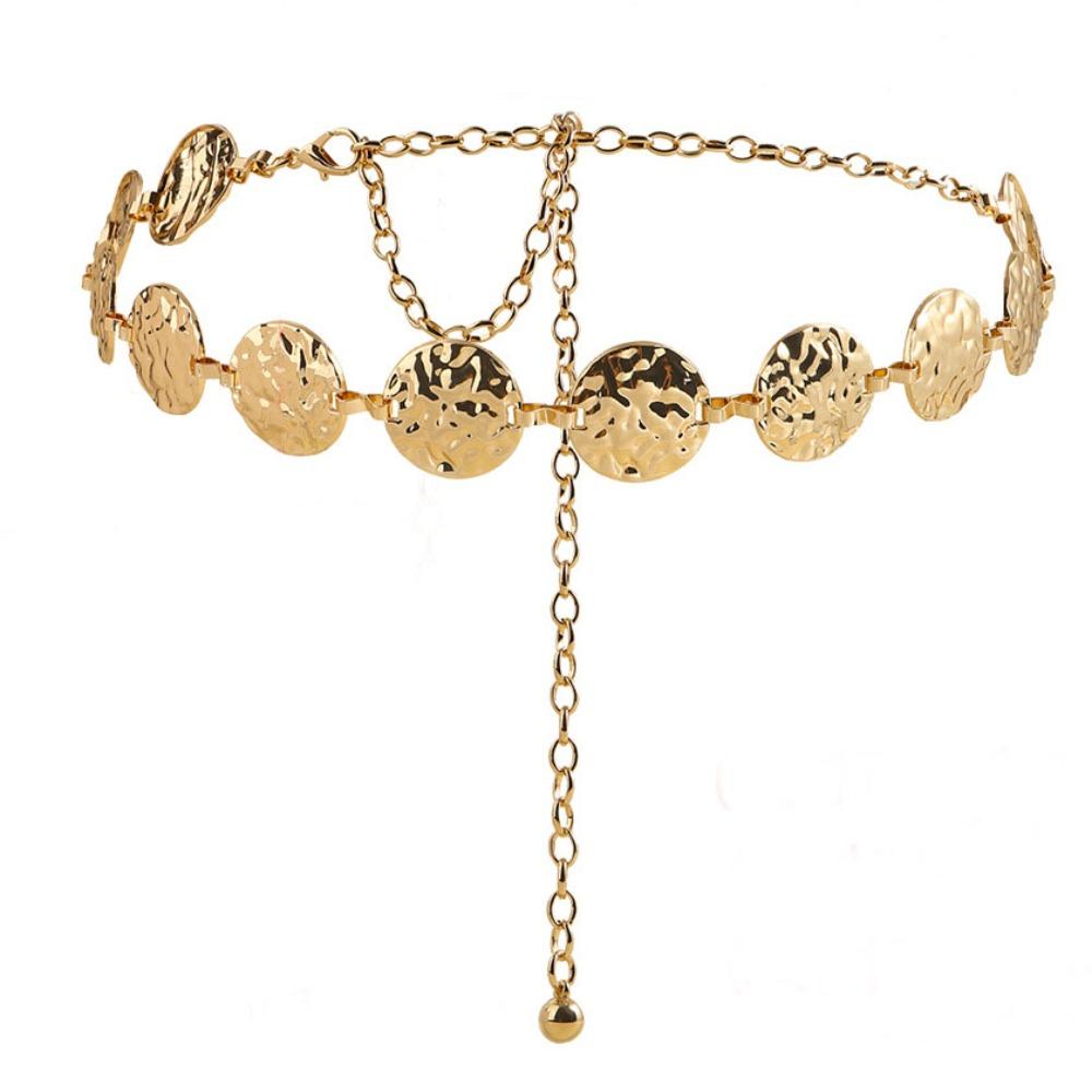 Luxury Style Punk Waist Chain Versatile Metal Waist Chain Simple Women's Waist Chain