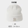 Autumn and winter knitted hat children ins letter embroidery pullover cold hat European and American street versatile wool hat men