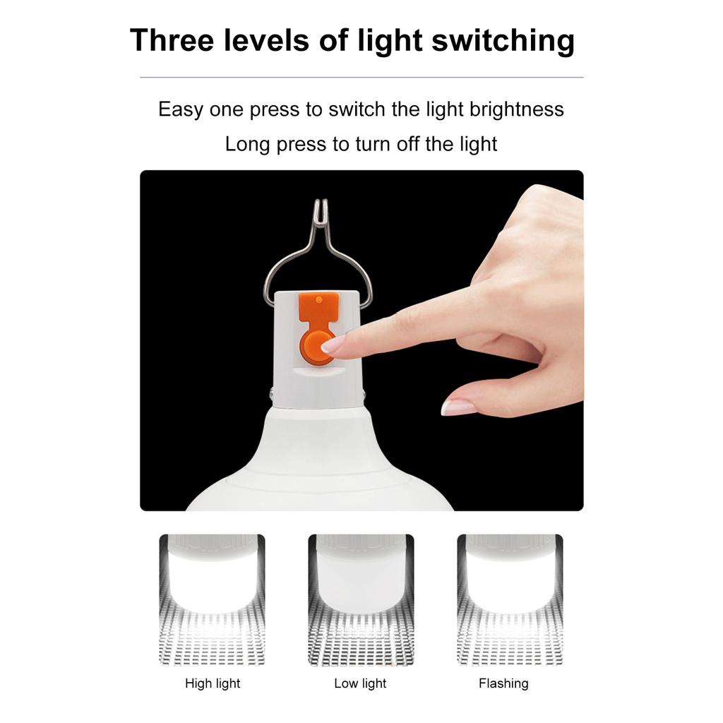 Rechargeable Bulb Night Market Lights Stall Lights Stall Lights Bulb Outdoor Home Emergency USB