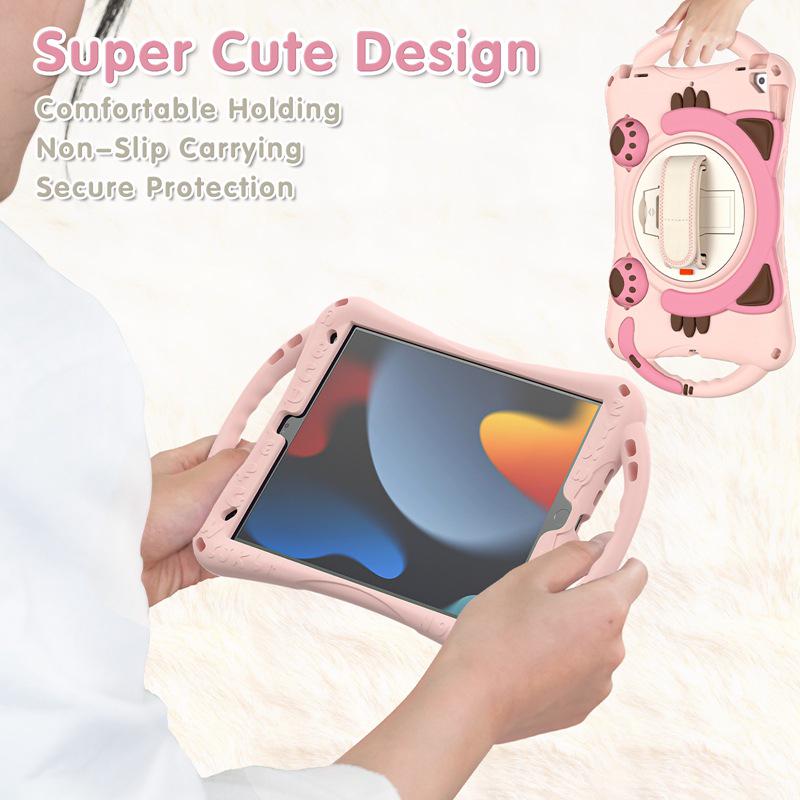 Мультяшный силиконовый защитный чехол для iPad 10,2 дюйма/Air 10,5, противоударный чехол для детей