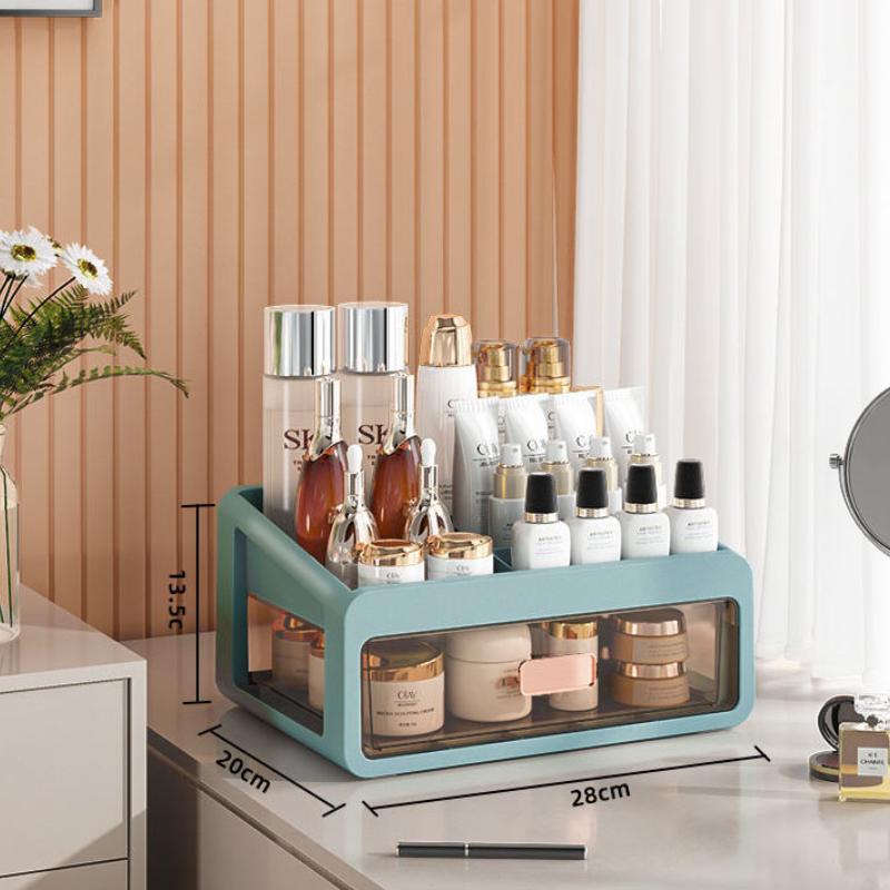 Настольный органайзер для макияжа, ящик для хранения косметики, чехол для макияжа, держатель для кистей, помада, уход за кожей, столы для макияжа