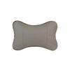 Car Neck Pillows Both Side Pu Leather 1pcs Pack Headrest For Head Pain Relief Filled Fiber Universal Car Pillow