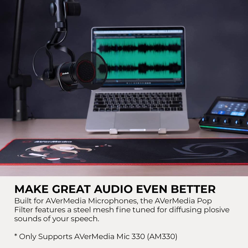 AVerMedia Pop Filter Black BA310