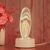 Creative Gift 3d Night Light Led Bedroom Decoration Plug-in Small Table Lamp Birthday Gift