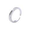 Simple Fashion Spiral Zinc Zinc Alloy Woman Men Fashion Jewelry Couple Ring Open Ring Finger Ring
