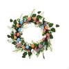Easter Egg Wreath Door Stable Versatile Professional Decor Artificial Flower Garland
