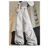 Quick-drying Work Pants for Women In Summer New High-waist Loose Drooping Small Casual Sports Wide-leg Pants