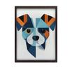 Plakat Radosny Jack Russell W Geometrii Plakat Radosny Jack Russell W Geometrii, 50X70 Cm, Rama Aluminiowa Czarna, Papier Matowy 230 Gsm