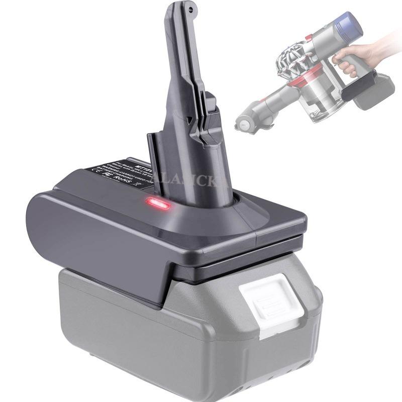 MT18V7V8 Адаптер-переходник для аккумулятора Makita 18V для пылесосов Dyson V7/V8, замена адаптера для аккумулятора Dyson V7+V8