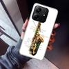 Music Saxophone Instrument Phone Case For Xiaomi Redmi Note 15 14 14S 13 12S 12 Pro Plus 11S 11 10S 10 4G Cover 11E 11T 5G Print