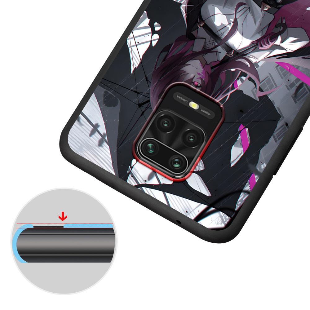 Чехол Honkai Star Rail Kafka для Xiaomi Redmi 10A 10C 9C 12C 9A 9i 10 12 9 Prime 9T K40 Pro Черный Мягкий ТПУ Сумка-чехол для мобильного телефона