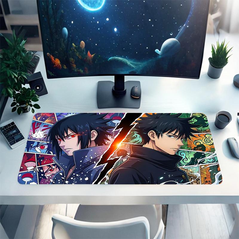1Pc Dark Fantasy Adventure Gaming Mouse Pad Keyboard Desk Mat Non-slip Rubber Lock Edge Waterproof Computer Mousepad for Office Home Decor S1118