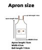 Новые модные кухонные фартуки для женщин и мужчин, рабочий фартук для шеф-повара для гриля, ресторана, бара, кафе, красоты, маникюра, студии, униформа
