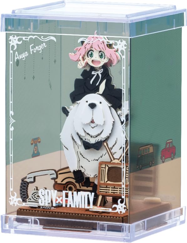 Ensky Paper Theater and Bond Made of and PET SPY×FAMILY -Cube-/Anya Approx. W84×D42mm paper, ABS,