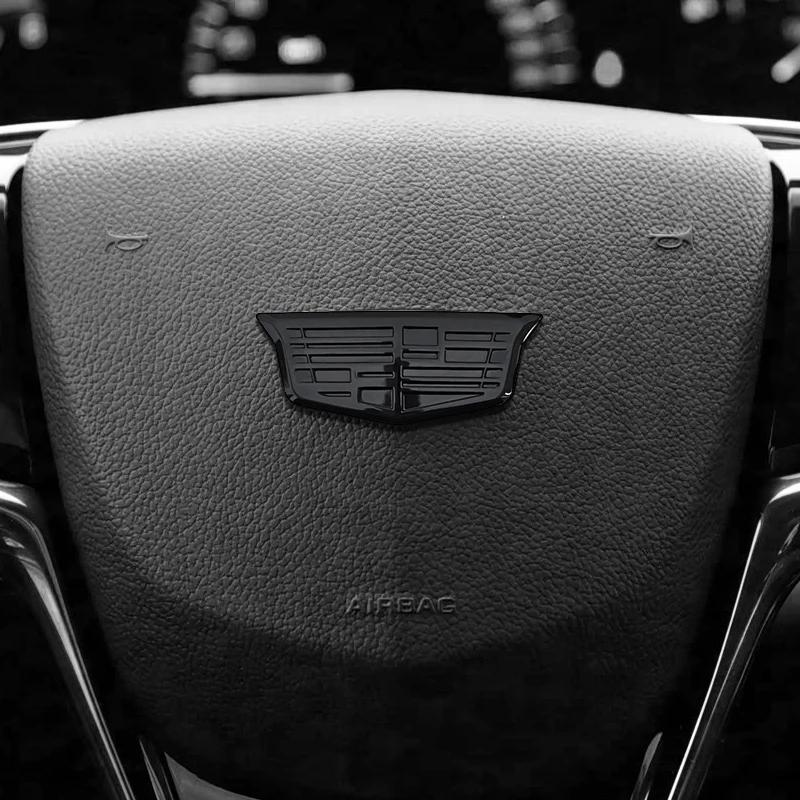 1 шт. ABS Наклейка-значок Декорация Рулевого Колеса Логотип Автомобиля Эмблема Аксессуары Для Cadillac CT4 CT5 CT6 XT4 XT5 XT6 XTS ATS