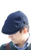 Hat Hunting Hat Beret Hat Fashion Accessory Made In Japan Japanese Clothing Indigo Persimmon Shibu Dyed New Side Adjuster Kyoto [creareki] Men's Men's