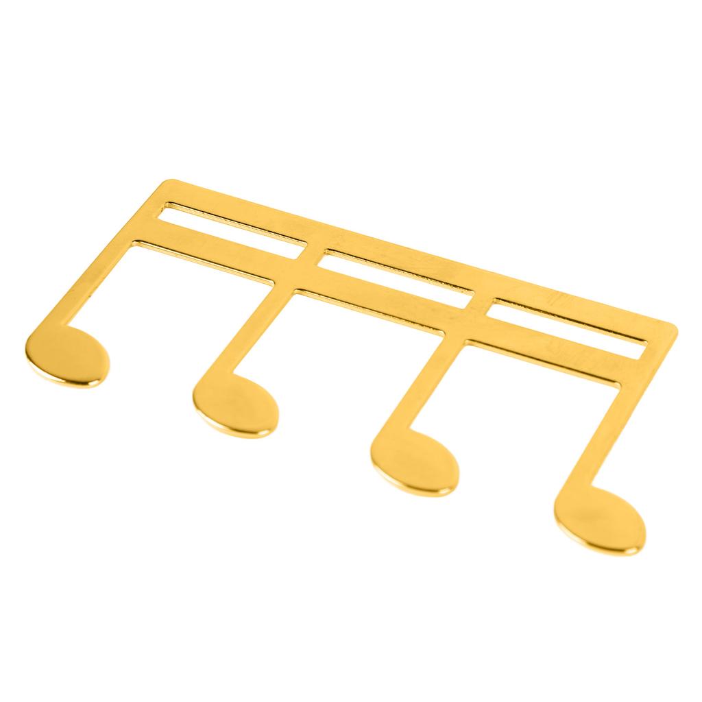 Music Book Clip Metal Portable Book Page Holder Clip for Piano Guitar Sheet Music Stand Gold
