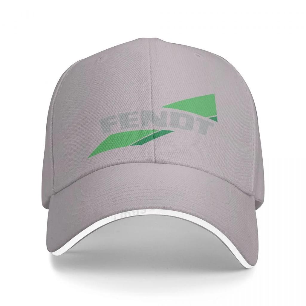 Унисекс черная бейсболка Fendt с зеленым и серым логотипом
