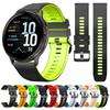 Быстросъемный ремешок 22 мм для Garmin Venu 4 3 2 45 мм / Forerunner 570 47 мм 265 255 Music, двухцветный силиконовый ремешок для часов