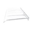 Invisible Canopy Roof Window Door Canopy Transparent Entryway Awning Cover for Outdoor Balcony Protection