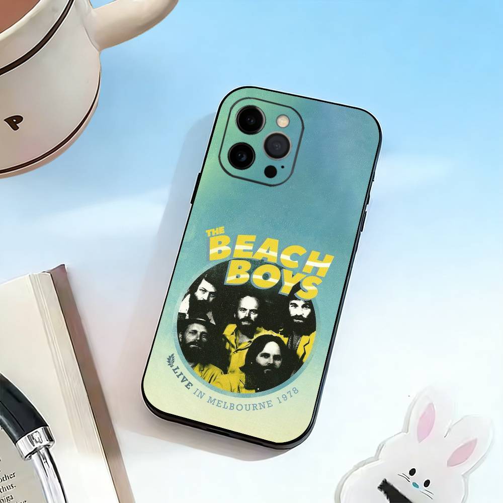 Чехол для телефона B-Beach Boys для iPhone 17, 16, 15, 14, 13, 12, 11 Plus, Pro Max, Другие Мягкий Черный Чехол
