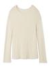 Gelato Pique Sheer Pullover PWNT254098 IVR Free Size Women's
