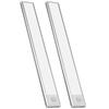 Motion Sensor Light with Light Sensor, Magnetic Footlight, Rechargeable LED Bar, 9mm Thin, Cordless, for IndoorEntrywayFootwellCabinet (Daylight