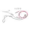 Air Tube Earbuds Ergonomic Radiation Free Noise Reduction Portable Binaural 3.5mm Air Tube Headset