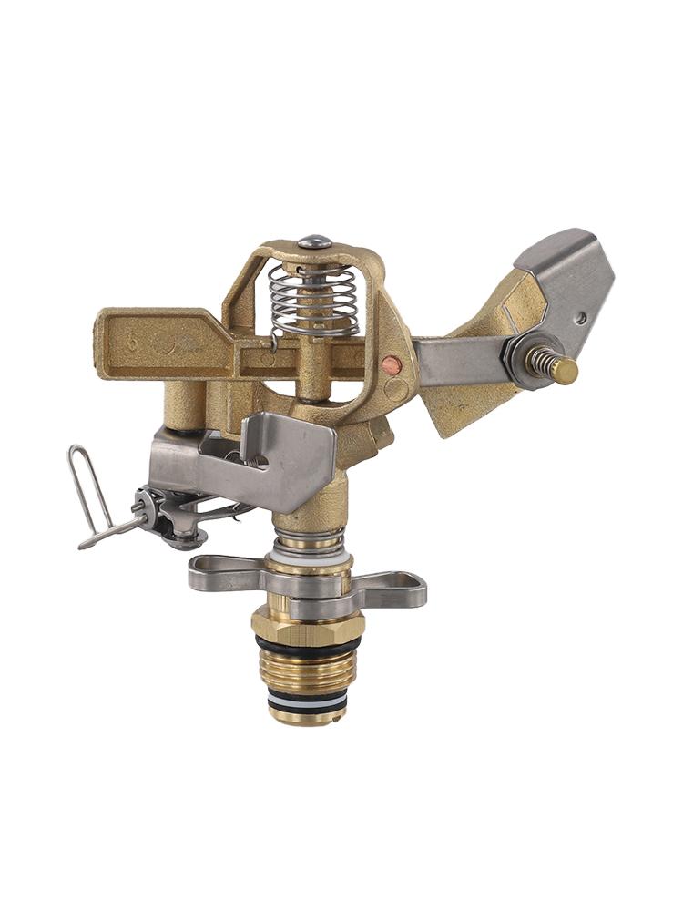 Copper Spray Head 360 Degree Sprinkler All Weather Resistance Customizable Watering Experience Pulse Spray 11.5*12*7cm