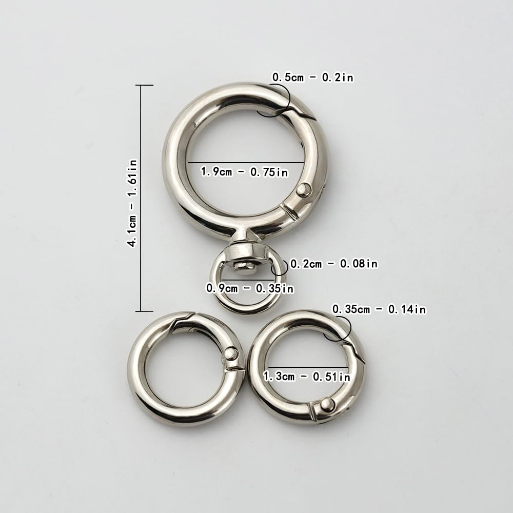 FUSSED Мотоциклетный брелок, Велосипедный брелок, Автомобильный брелок, Карабин, Легкий, Долговечный,