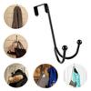 Metal Twin Hooks Organizer For Hanging Coats, Hats, Robes, Towels-