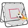 Vtuesxn Rebound Pitching 100cm X for Indoor and Outdoor Ideal for and Foldable Return Futsal Training Pitching Practice Equipment Net, Net, 103cm,