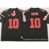 Mens Ohio State Buckeyes Rugby Jersey Training Shirt Cotton Blend Embroidered Football Uniform College Team Practice